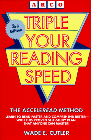 Imagen de archivo de Triple Your Reading Speed a la venta por SecondSale
