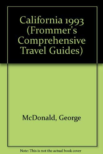 Stock image for California (Frommer's Comprehensive Travel Guides) for sale by medimops
