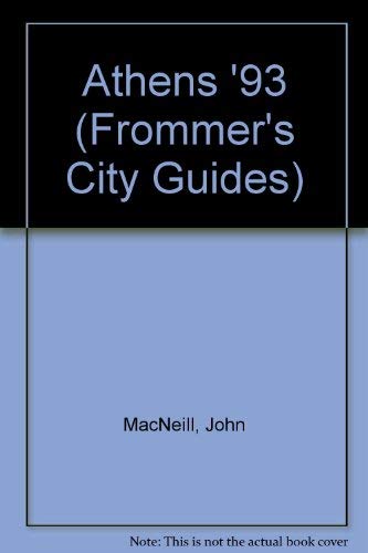 Beispielbild fr Frommer's Comprehensive Travel Guide: Athens (Frommer's City Guides) zum Verkauf von medimops