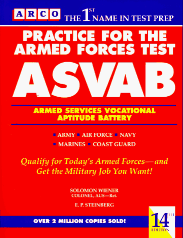 Imagen de archivo de Practice for the Armed Forces Test: Asvab/Armed Services Vocational Aptitude Battery (14th ed) a la venta por -OnTimeBooks-