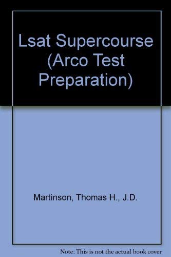 Beispielbild fr Lsat Supercourse (Arco Test Preparation) zum Verkauf von NEPO UG