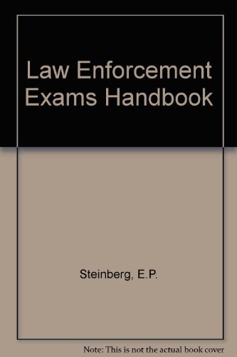 Imagen de archivo de Law Enforcement Exams Handbook Steinberg, Eve P. a la venta por TheJunkStore