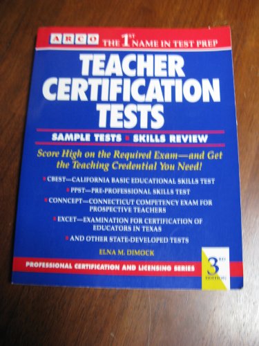 Stock image for Teacher Certification Tests for sale by The Yard Sale Store