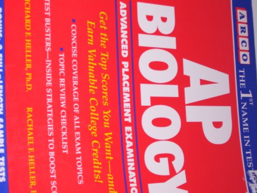 Imagen de archivo de Advanced Placement Examination in Biology (Arco Ap Exam Guides) a la venta por Robinson Street Books, IOBA