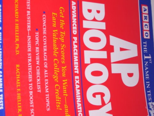 Stock image for Advanced Placement Examination in Biology (Arco Ap Exam Guides) for sale by Robinson Street Books, IOBA