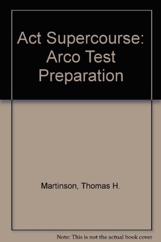 ACT Supercourse (9780671866044) by Thomas H. Martinson; Juliana Fazzone