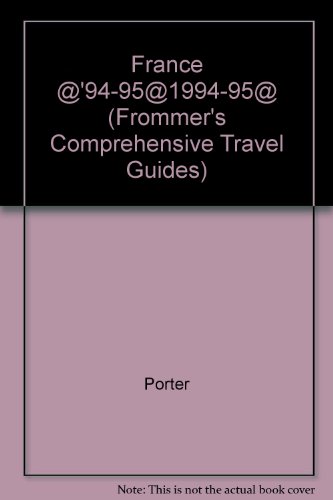 9780671866129: France (Frommer's Comprehensive Travel Guides)