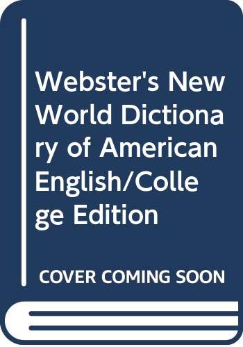Stock image for Websters New World Dictionary of American English/College Editio for sale by Hawking Books