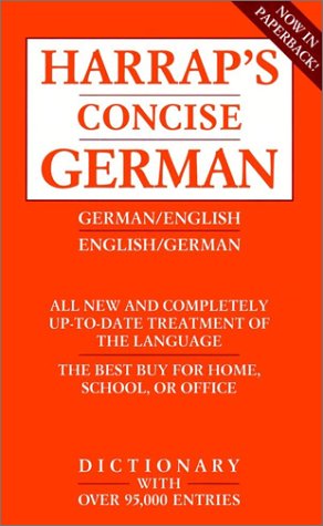Stock image for Harrap's Concise English-German Dictionary/Harrap's Worterbuch Deutsch-Englisch for sale by Books to Die For