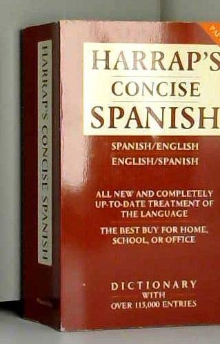 Stock image for Harrap's Concise Spanish Dictionary: English-Spanish, Espanol-Ingles for sale by ThriftBooks-Atlanta