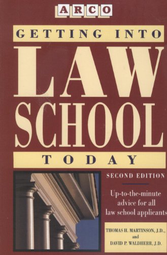 9780671890339: Getting into Law School (GETTING INTO LAW SCHOOL TODAY)