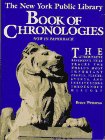 Stock image for The New York Public Library Book of Chronologies for sale by Red's Corner LLC