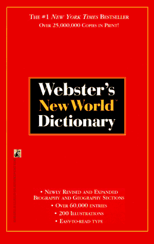 Beispielbild fr Webster's New World Dictionary zum Verkauf von Better World Books