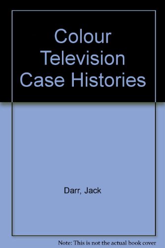 Stock image for Color-TV Case Histories. for sale by Readers Cove Used Books & Gallery