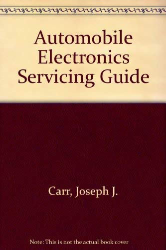 Imagen de archivo de Automotive Electronics Servicing Guide a la venta por Better World Books