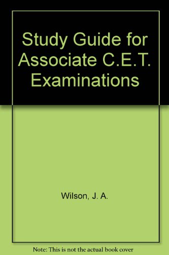 9780672209727: Study Guide for Associate C.E.T. Examinations