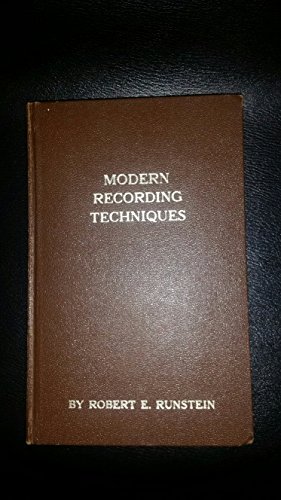 Modern recording techniques, (9780672210372) by Runstein, Robert E