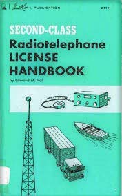 Imagen de archivo de Second-class radiotelephone license handbook, a la venta por Half Price Books Inc.