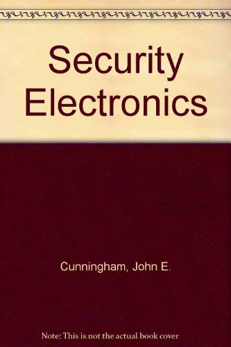 Beispielbild fr Security Electronics zum Verkauf von Better World Books