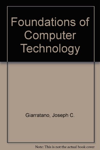 Beispielbild fr Foundations of computer technology zum Verkauf von Basement Seller 101