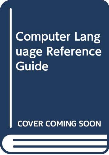 Beispielbild fr Computer Language Reference Guide zum Verkauf von Wonder Book