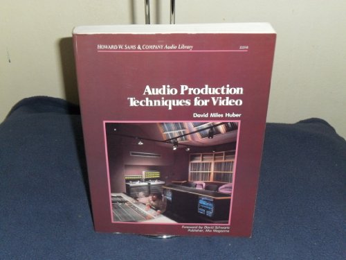 9780672225185: Audio production techniques for video (Audio library)