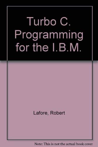 9780672226144: Turbo C Programming for the IBM