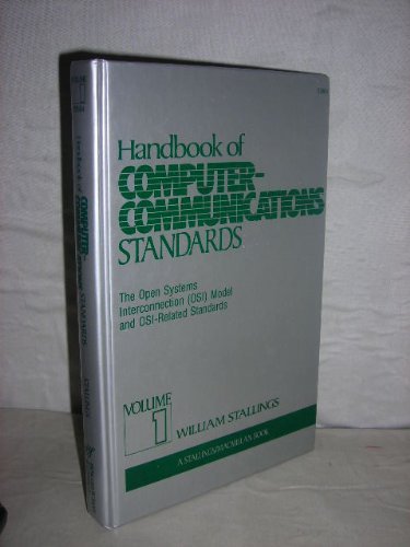 9780672226649: Handbook of Computer Communications Sta Volume 1