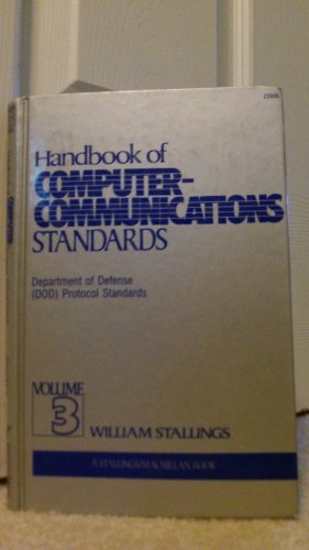 Beispielbild fr Handbook of Computer Communication Standards: Department of Defense Protocol Standards zum Verkauf von Wonder Book