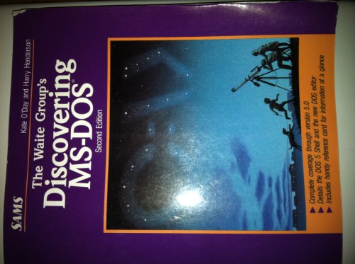 Imagen de archivo de Discovering M. S.-DOS (The Waite Group) a la venta por AwesomeBooks