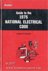 Stock image for Guide to the 1975 National electrical code for sale by Hippo Books