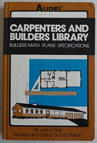 9780672233661: Builders Math, Plans, Specifications (v. 2) (Carpenters and Builders Library)