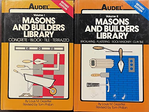 Masons and Builders Library (2 Volumes) (9780672234019) by Dezettel, Louis M.; Philbin, Tom