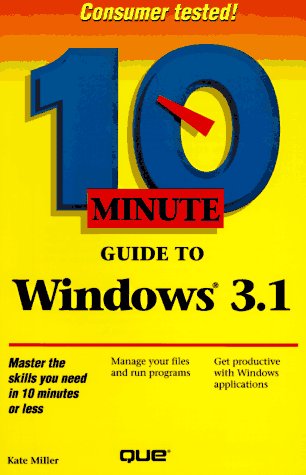 Stock image for 10 Minute Guide to Windows (10 Minute Guide Series) for sale by Goldstone Books