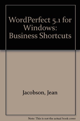 9780672301568: Wordperfect for Windows Business Shortcuts/Book and Disk