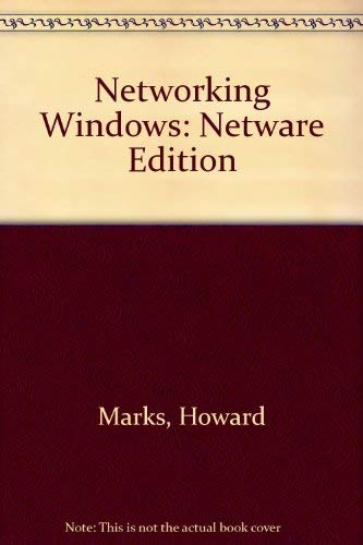 Beispielbild fr Networking Windows: Netware Edition/Book and Disk zum Verkauf von dsmbooks