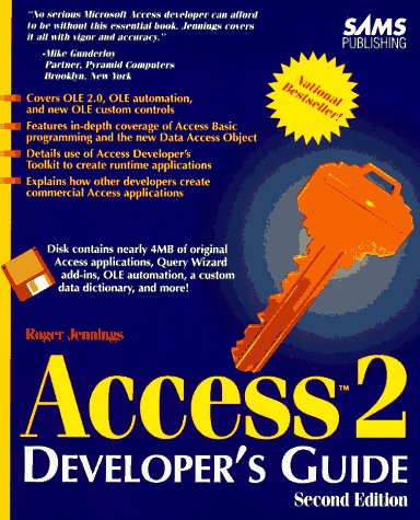 9780672304538: Access 2.0 Developer's Guide
