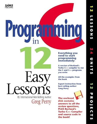 Stock image for C Programming in 12 Easy Lessons for sale by Hawking Books