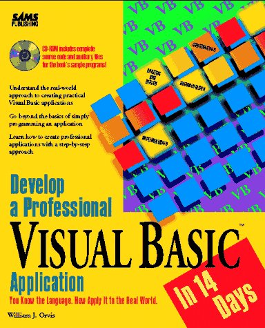 9780672305962: Develop a Professional Visual Basic Application in 14 Days/Book and Cd