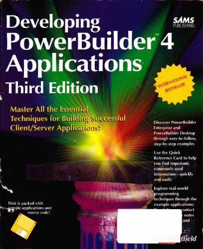 Beispielbild fr Developing PowerBuilder 4 Applications zum Verkauf von a2zbooks