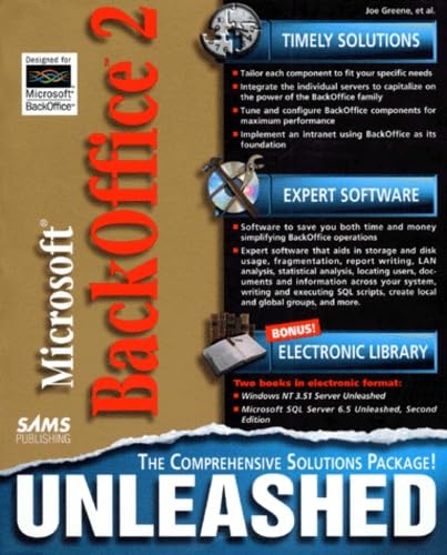 9780672308161: Microsoft Back Office 2. Unleashed, Avec Un Cd-Rom, Edition En Anglais