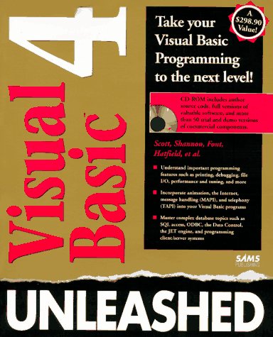 Visual Basic 4 Unleashed (9780672308376) by Shannon, Brad; Font, Frank; Hatfield, Bill