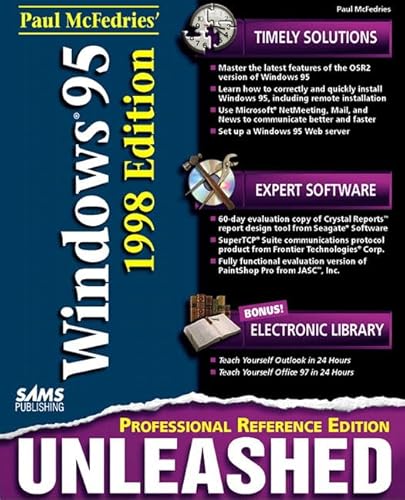 Paul McFedries' Windows 95 Unleashed, Professional Reference (9780672310393) by McFedries, Paul