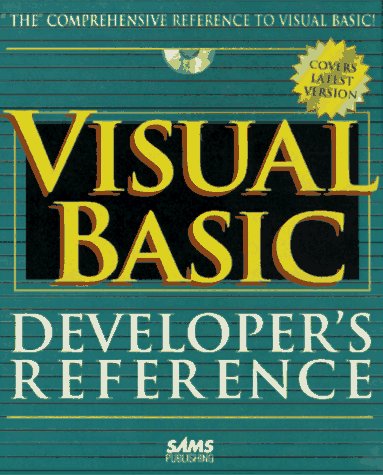 Visual Basic Developer's Reference (9780672310423) by Unknown Author