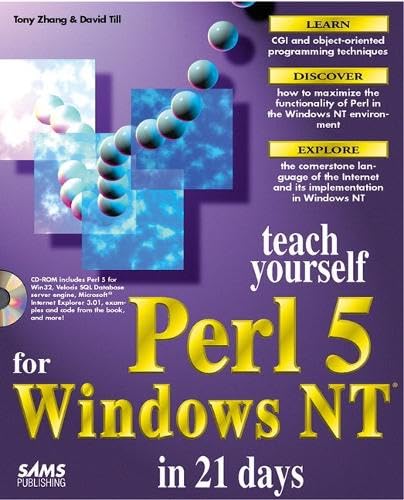 Imagen de archivo de Sams Teach Yourself Perl 5 for Windows NT in 21 Days a la venta por ThriftBooks-Atlanta