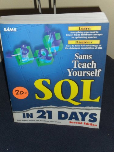 Beispielbild fr Teach Yourself SQL in 21 Days zum Verkauf von Wonder Book