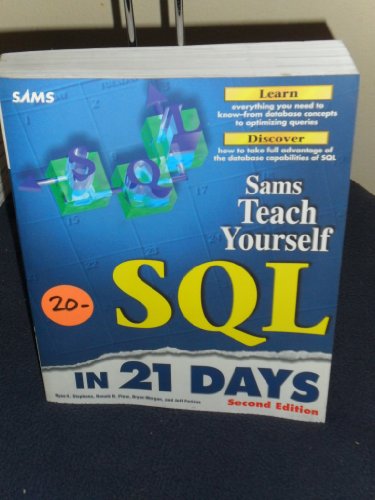 Imagen de archivo de Teach Yourself SQL in 21 Days a la venta por Wonder Book