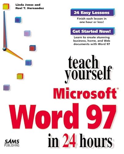 Stock image for Teach Yourself Microsoft Word 97 in 24 Hours for sale by Better World Books