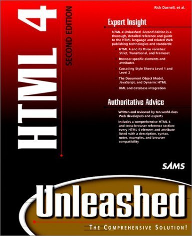 HTML 4 Unleashed (9780672313479) by Darnell, Rick