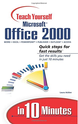 Imagen de archivo de Sams Teach Yourself Microsoft Office 2000 in 10 Minutes a la venta por Ergodebooks